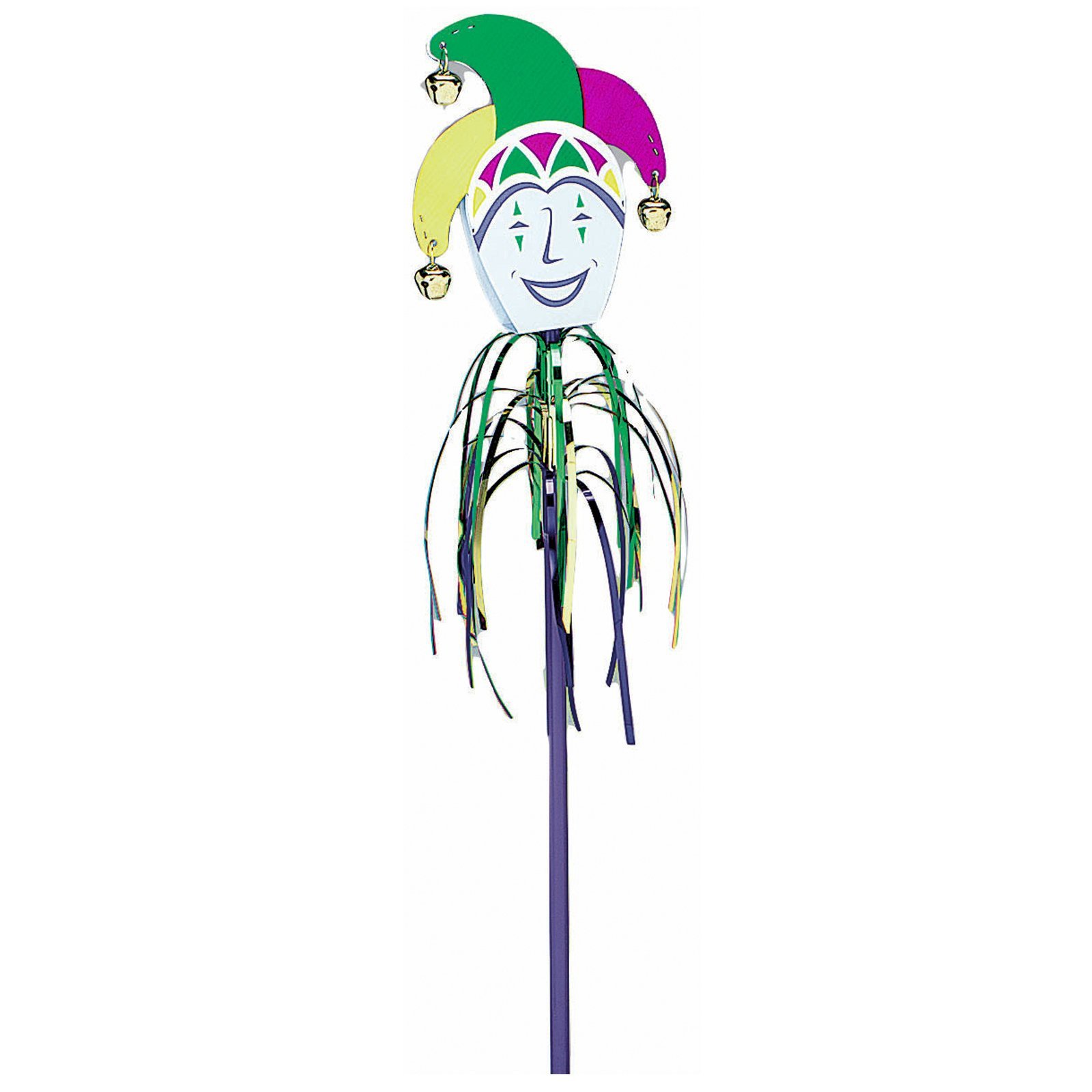 Mardi Gras Jingle Jester Wand - Click Image to Close