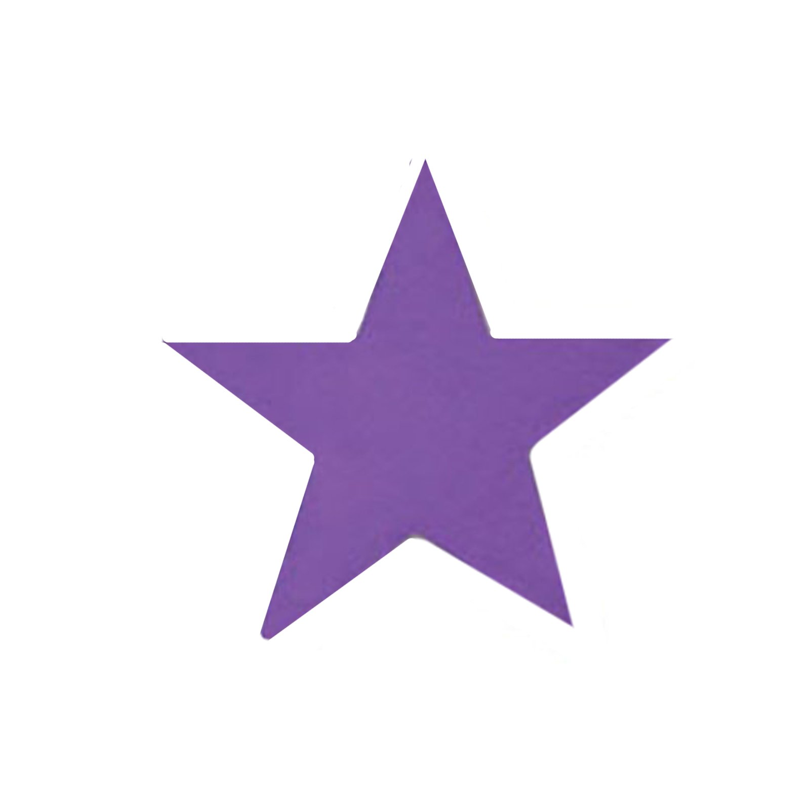 5" Purple Foil Star (1 count) - Click Image to Close