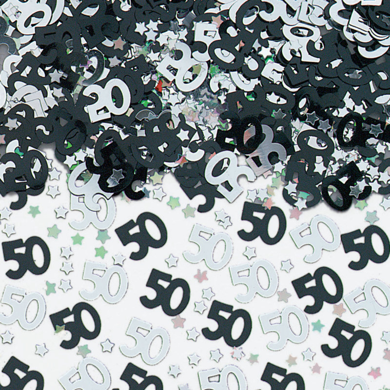 "50" Confetti