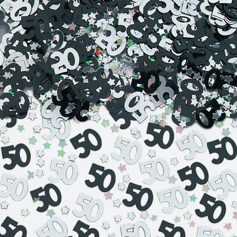 "50" Confetti - Click Image to Close