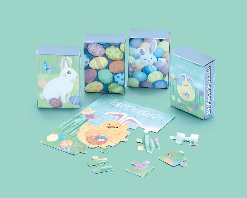24 pc. Boxed Easter Puzzle Asst.