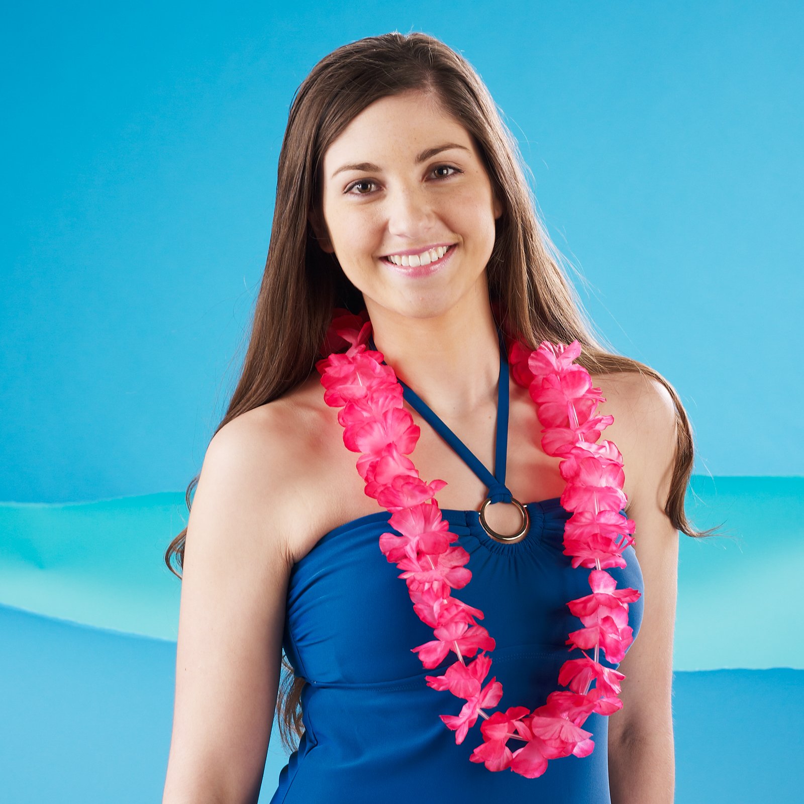 Island Lei Pink - Click Image to Close