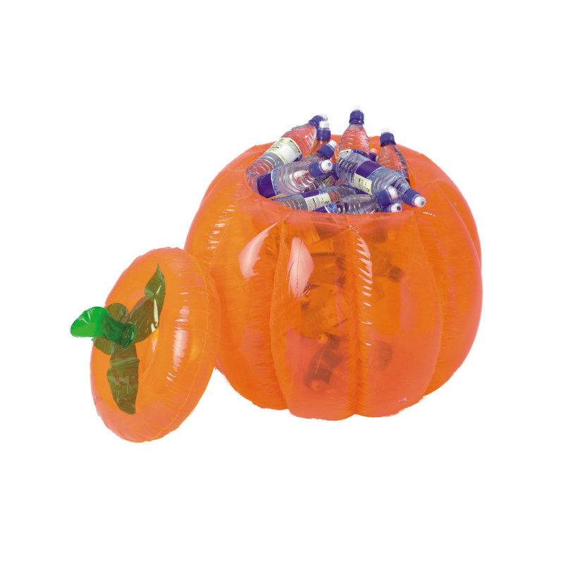 Pumpkin Inflatable Drink Cooler - Click Image to Close