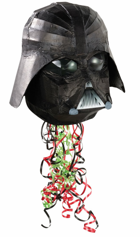 Star Wars 3D Helmet Shaped Pull String Pinata - Click Image to Close