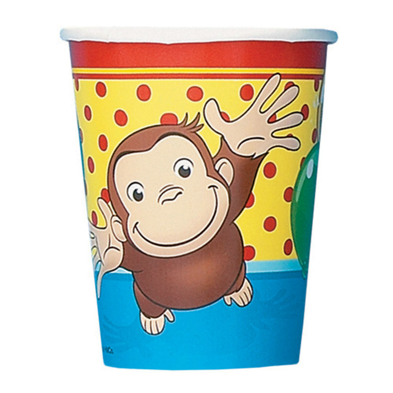 Curious George 9 oz. Paper Cups (8 count)