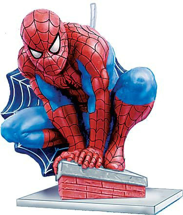 Spider-Man Molded Candle - Click Image to Close