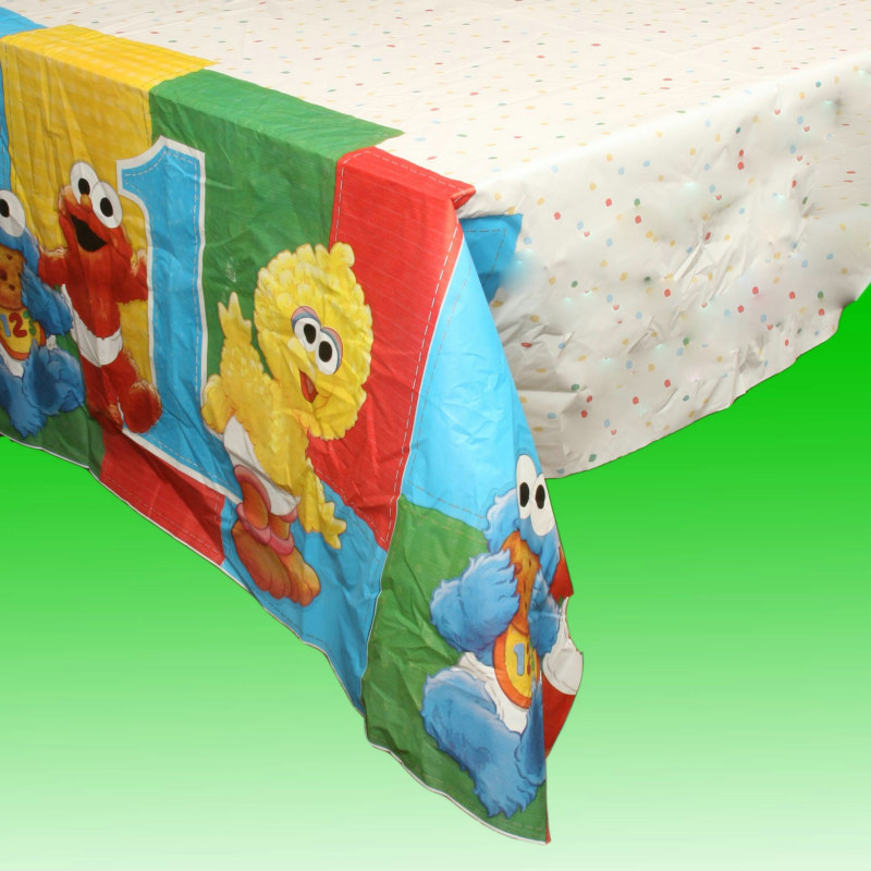 Sesame Street Plastic Tablecover - Click Image to Close