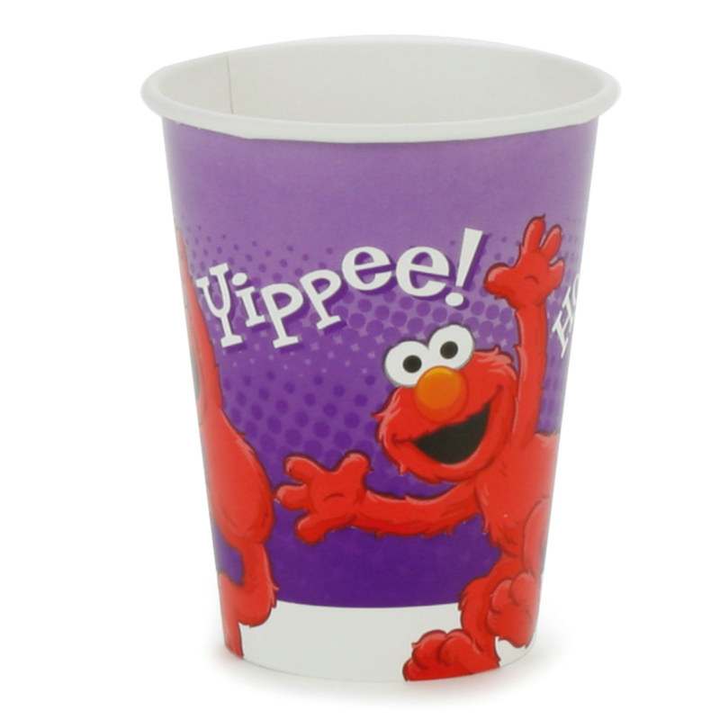 Hooray For Elmo 9 oz. Cups (8 count) - Click Image to Close