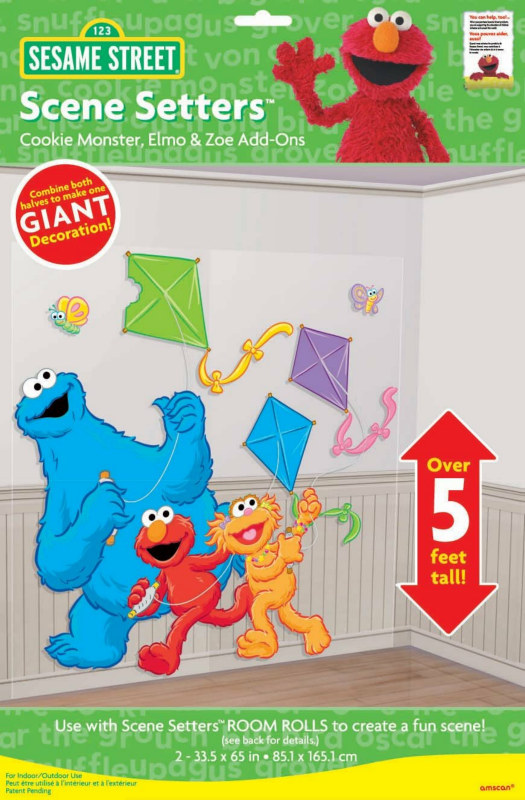 5' Sesame Street Cookie Monster Add-On - Click Image to Close