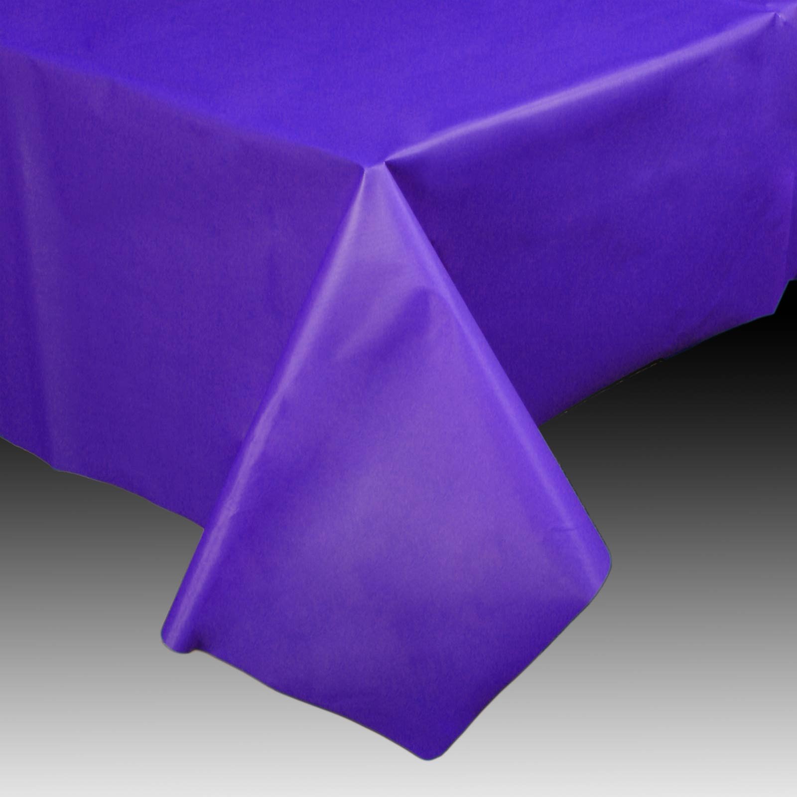 Purple 54 x 108 Plastic Tablecover