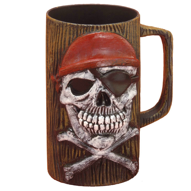 Pirate Beer Mug - Click Image to Close