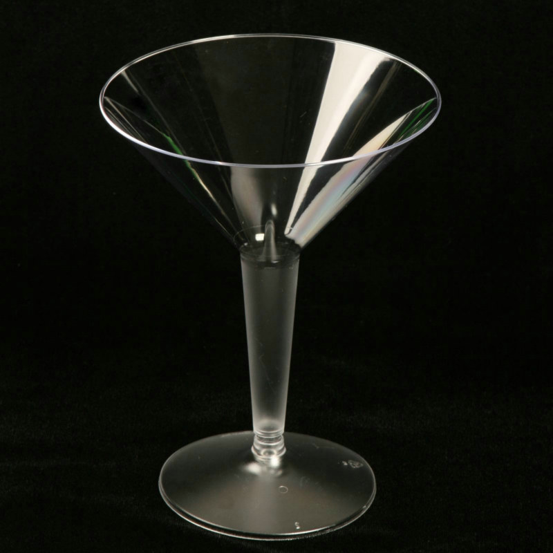 Plastic 8 oz. Martini Glasses (10 count) - Click Image to Close