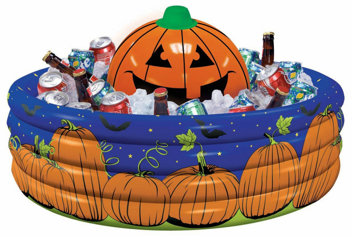 Inflatable Pumpkin Cooler - Click Image to Close