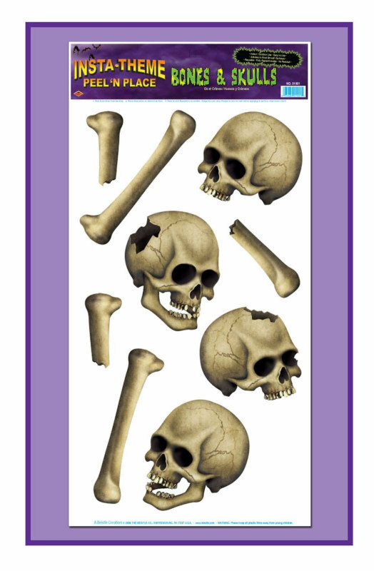 Skulls & Bones Peel N Place