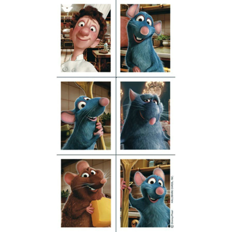 Ratatouille Stickers (4 count) - Click Image to Close