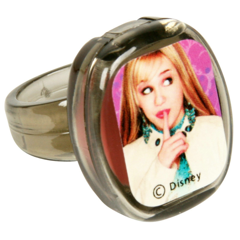 Hannah Montana Lip Gloss Rings ( 4 count) - Click Image to Close