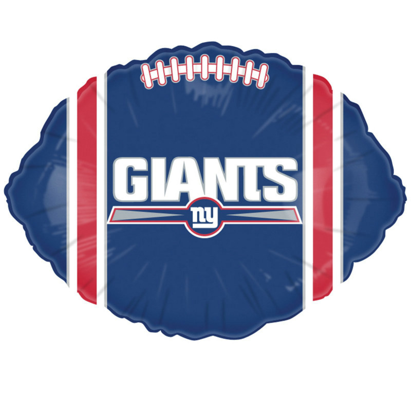 New York Giants 18" Foil Balloon - Click Image to Close