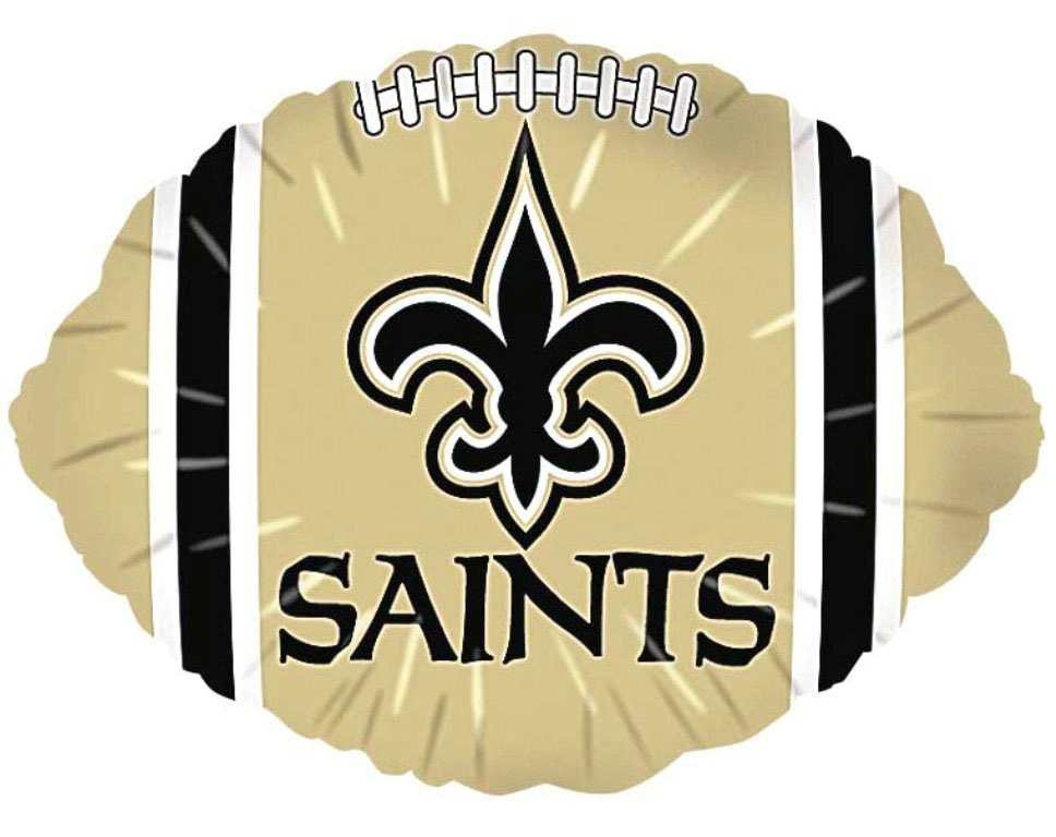 New Orleans Saints 18" Foil Balloon - Click Image to Close