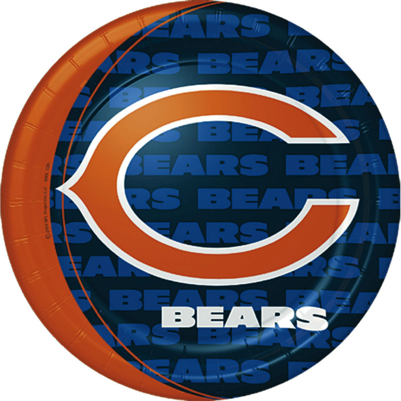 Chicago Bears Dinner Plates (8 count)