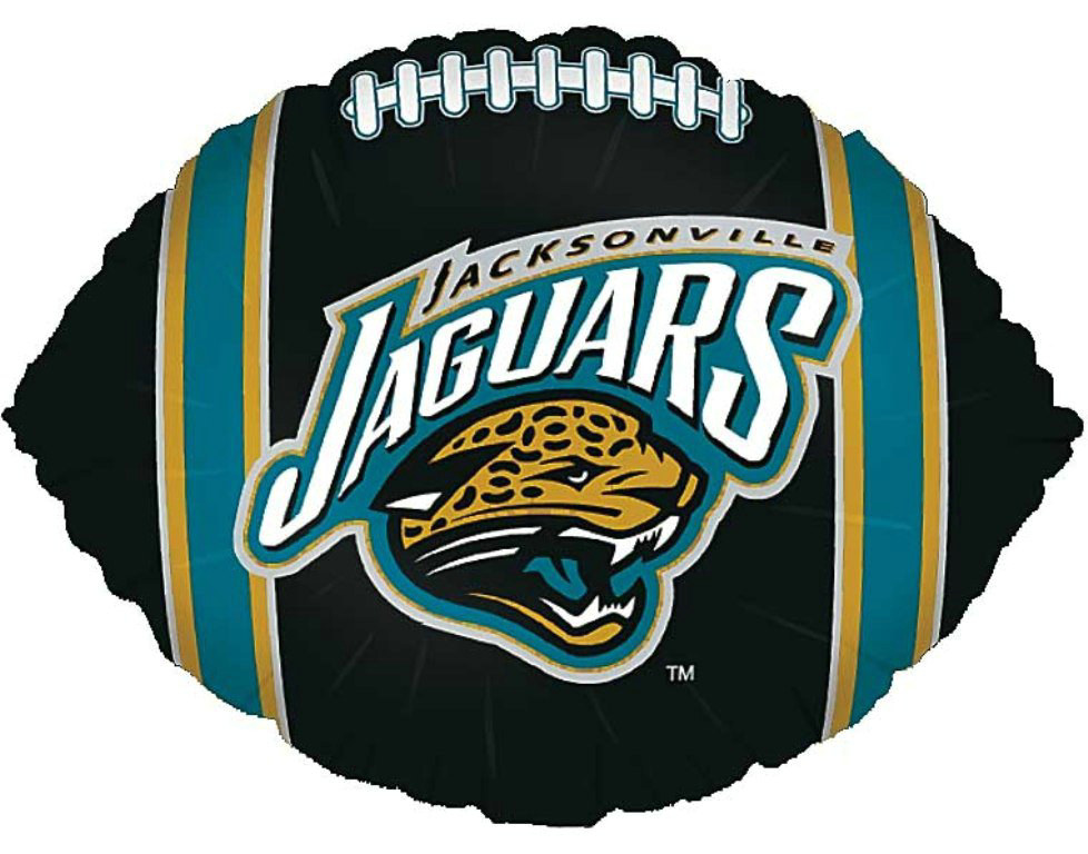 Jacksonville Jaguars 18" Foil Balloon - Click Image to Close
