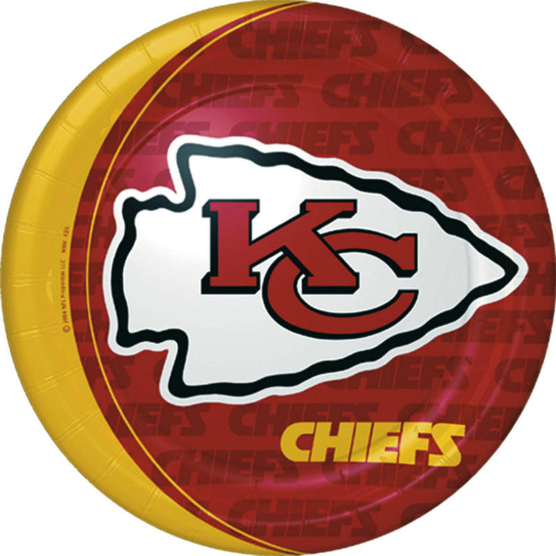 Kansas City Chiefs Dinner Plates (8 count)