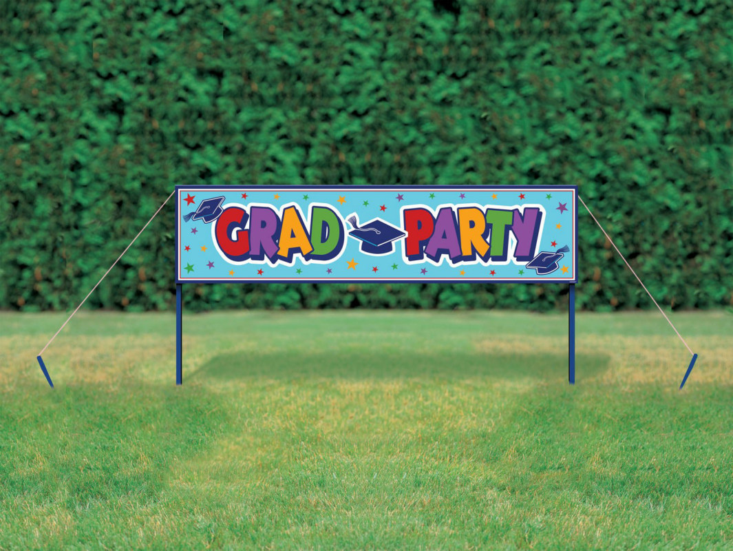 5' Graduation Party Lawn Banner