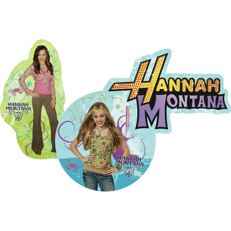 Hannah Montana Wall Decoration Assortment (3 count) - Click Image to Close