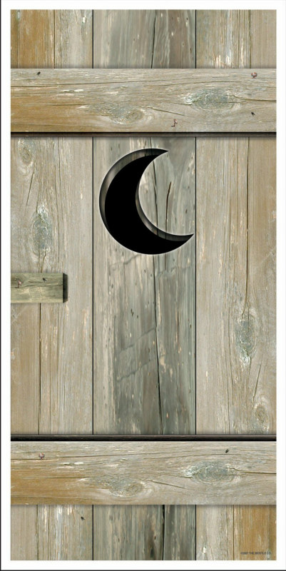5' Outhouse Door Cover - Click Image to Close