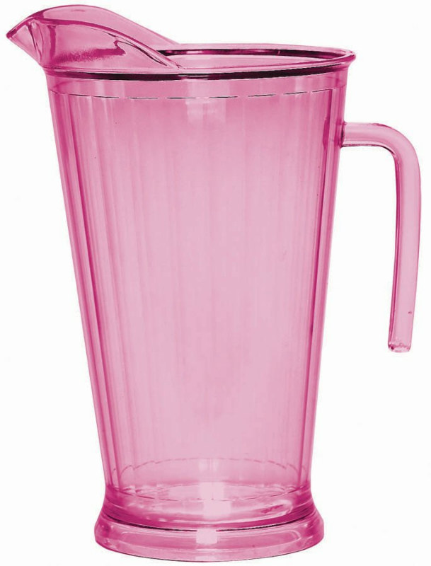 Hot Pink 64 oz. Plastic Pitcher