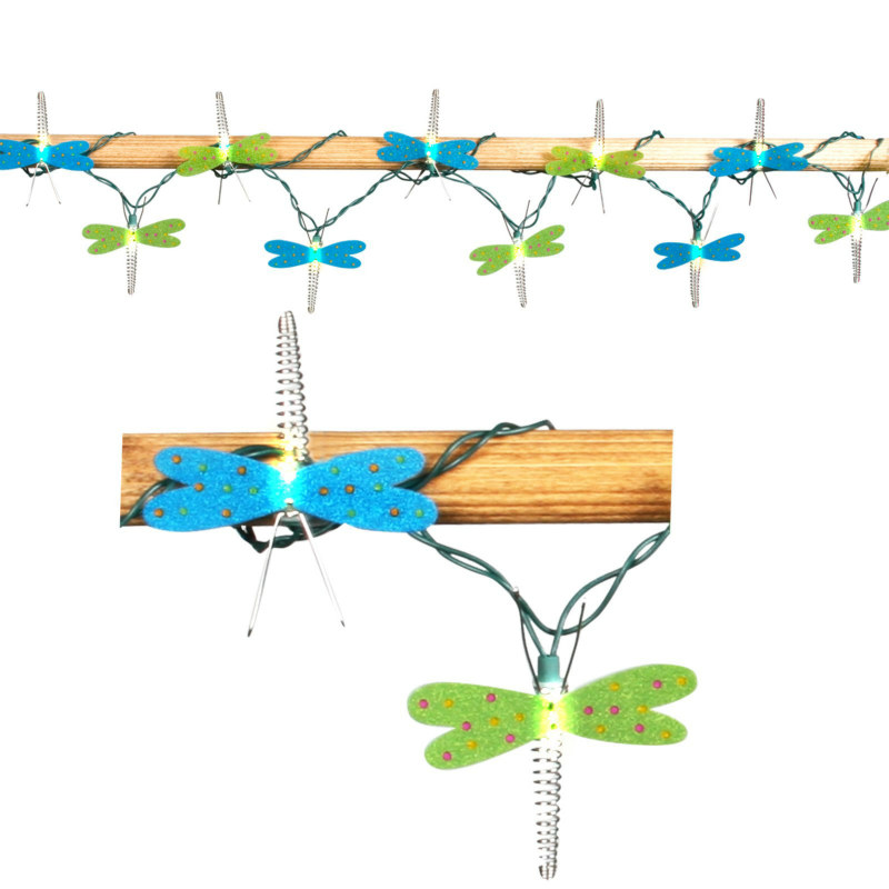 9' Dragonfly Light Set (10 lights) - Click Image to Close