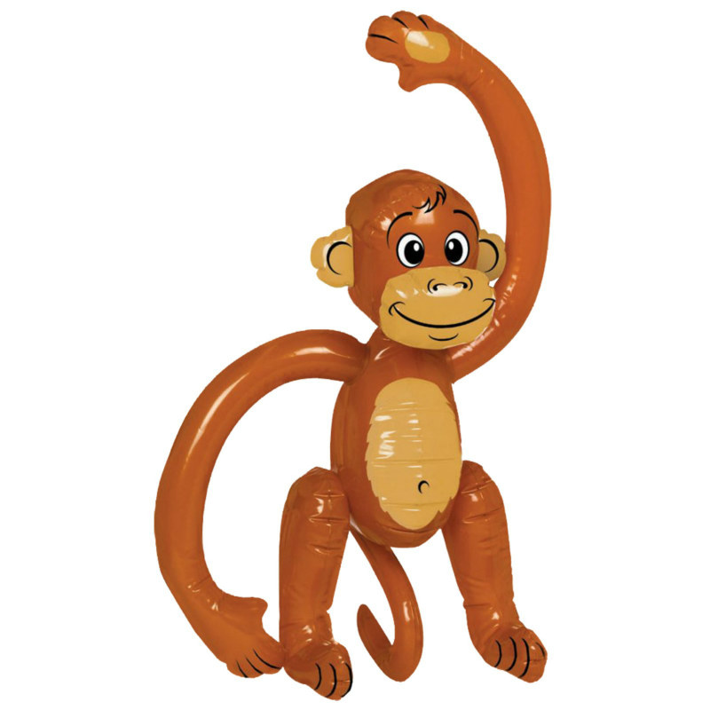 24" Inflatable Monkey - Click Image to Close