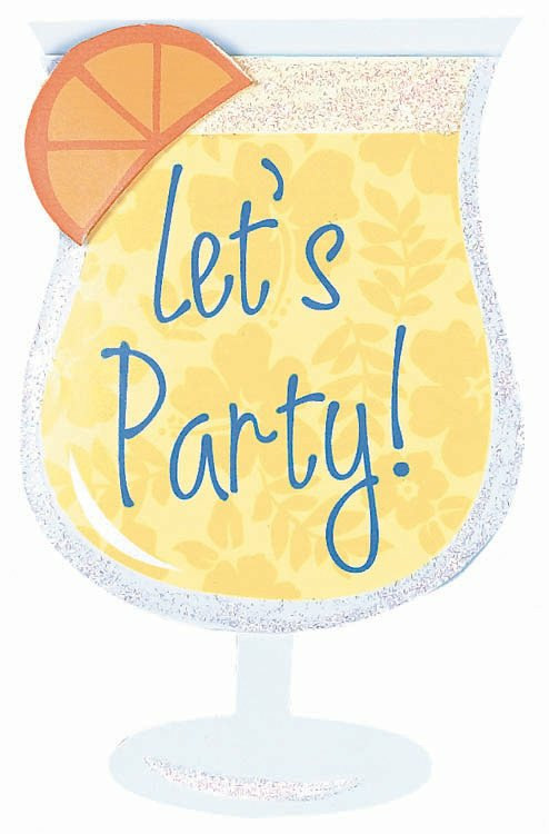 Cool Drink Jumbo Invitations (8 count)