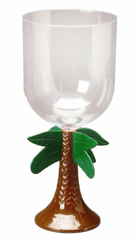 Palm Tree 12 oz. Plastic Glass - Click Image to Close