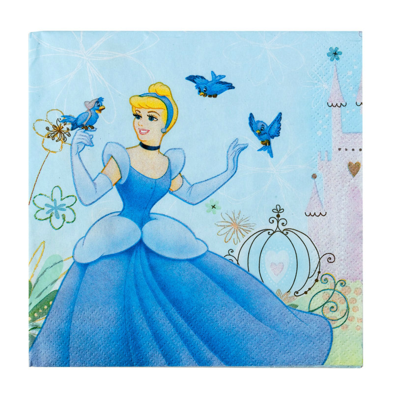 Cinderella Dreamland Lunch Napkins (16 count) - Click Image to Close