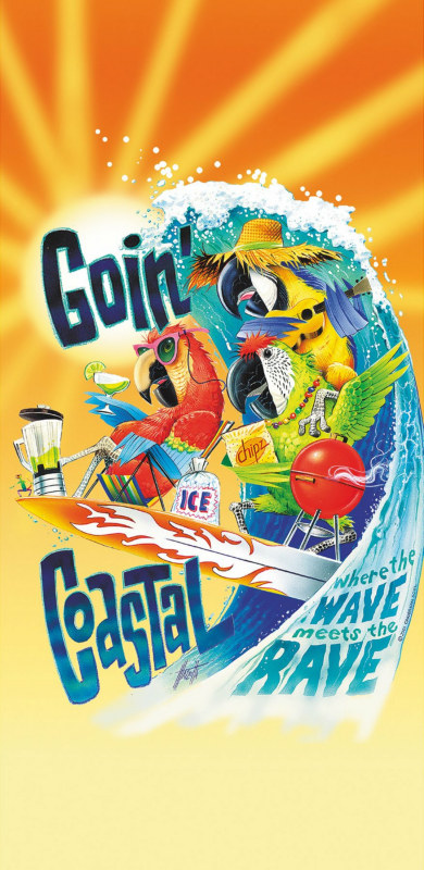 5' Goin' Coastal Giant Banner - Click Image to Close