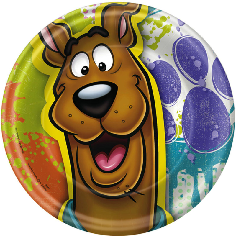 Scooby Doo Dessert Plates (8 count) - Click Image to Close