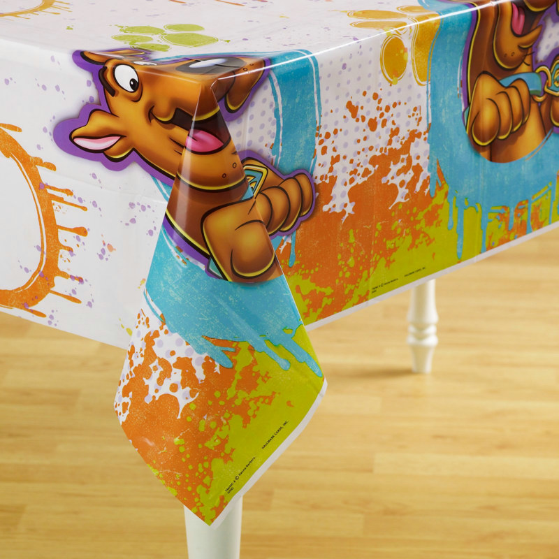 Scooby Doo Plastic Tablecover - Click Image to Close
