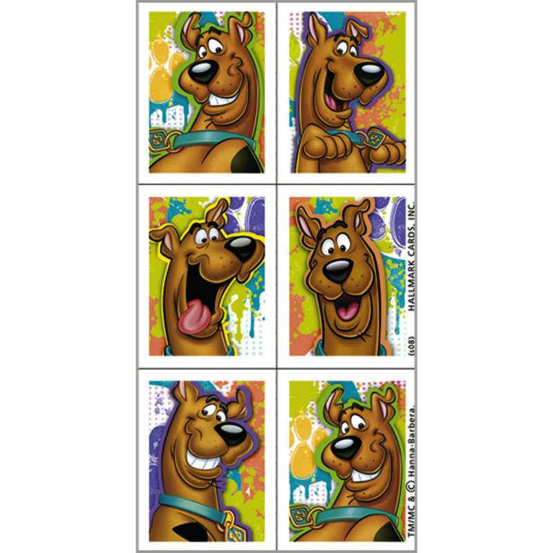 Scooby Doo Stickers (4 count)