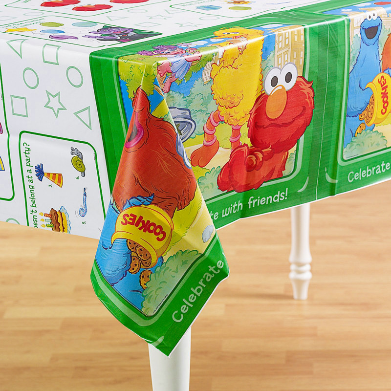 Sesame Street Sunny Days Plastic Tablecover