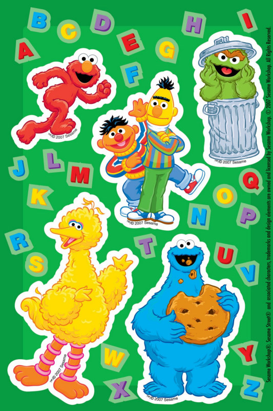 Sesame Street Sunny Days Stickers (2 count) - Click Image to Close