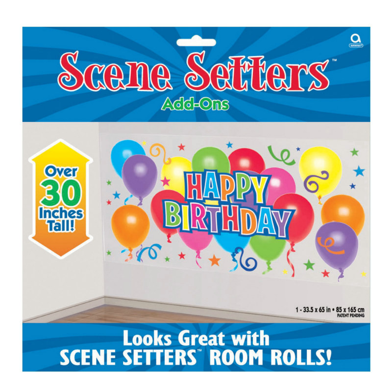 5' Happy Birthday Balloons Add-On - Click Image to Close