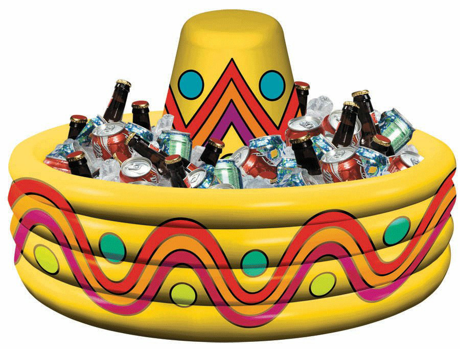 Inflatable Fiesta Cooler