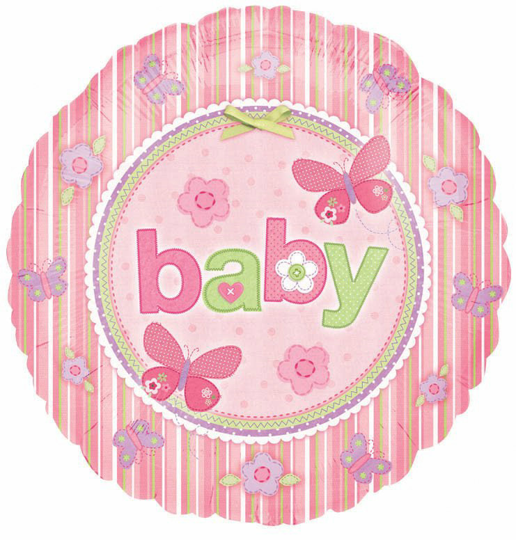 Carter's Baby Girl 18" Foil Balloon - Click Image to Close