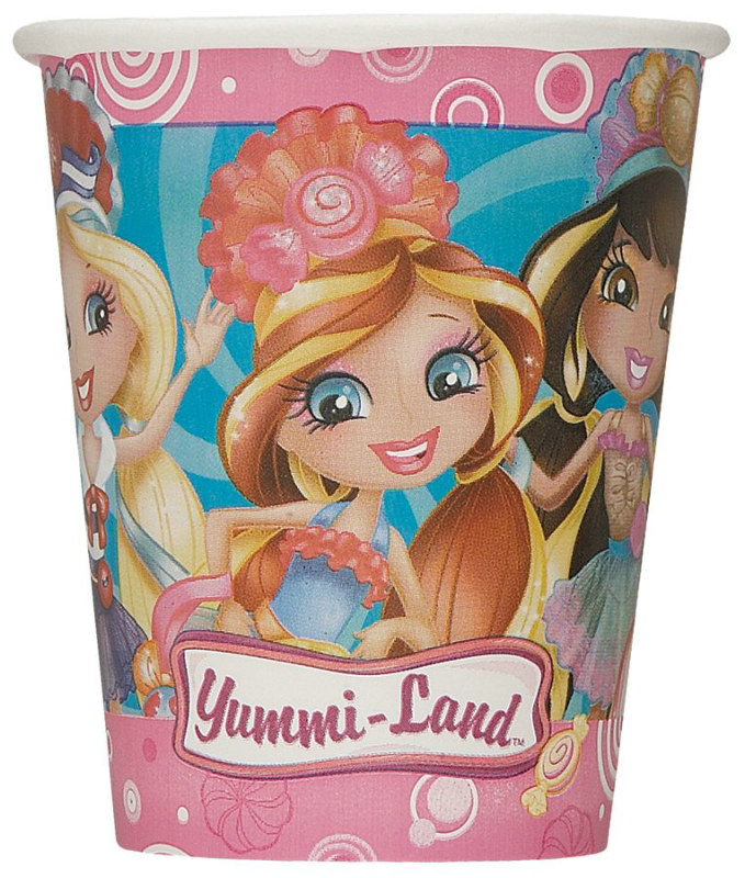 Yummi-Land 9 oz. Paper Cups (8 count) - Click Image to Close