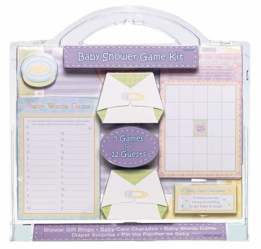 Baby Shower 5 Game Set - Click Image to Close