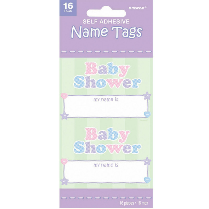 Baby Shower Name Tags (16 count)