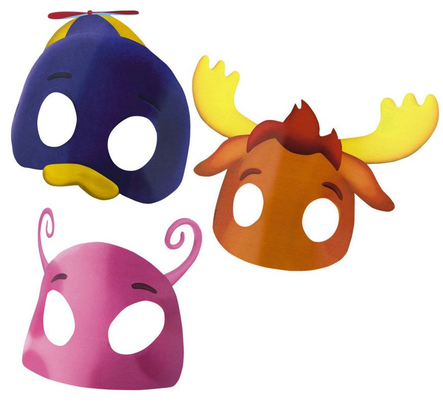 Backyardigans Masks Asst. (6 count) - Click Image to Close