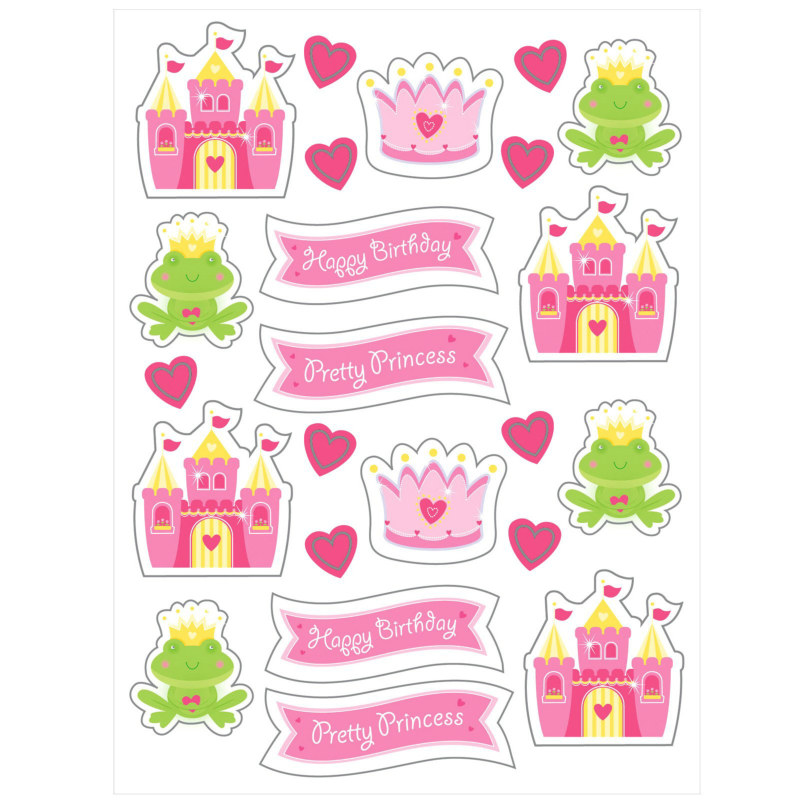 Fairytale Princess Stickers (4 count) - Click Image to Close