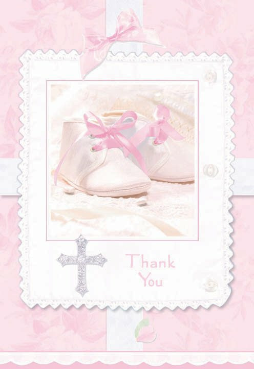 Tiny Blessing Pink Thank You Cards (8 count)
