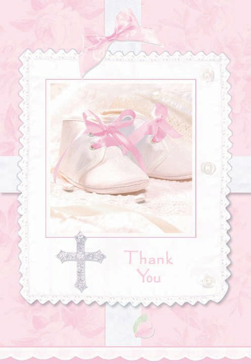 Tiny Blessing Pink Thank You Cards (8 count) - Click Image to Close